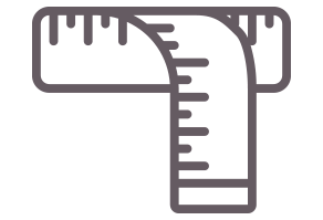 Imagen con ícono de metro de costura